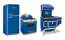 Elmira Stove Works’ Northstar and Antique Appliances Shine in Classic Blue