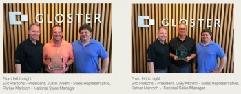 Gloster Taps Sales Reps of the Year