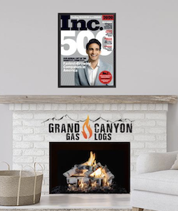 Grand Canyon Gas Logs Celebrates 2nd Year of Inclusion in the Inc 5000