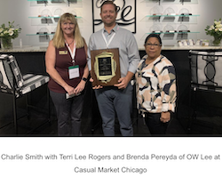 OW Lee Announces Sales Rep of the Year & Customer Whisperer for 2021