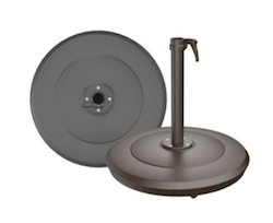 Shademaker Introduces The Aurora Cast Aluminum Market Base with Wheels for 2023