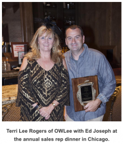 OW Lee Announces Sales Rep of the Year for 2017