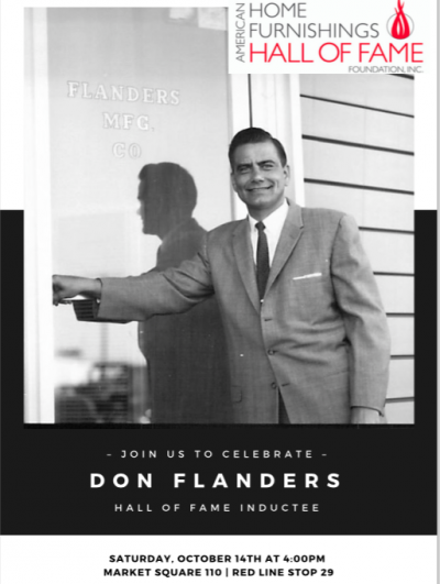 Celebrate Don Flanders’s Induction into the American Home Furnishings Hall of Fame - Oct 14