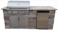 Exterus Boosts Outdoor Kitchen Offerings with Saddlewood Palmeto Island