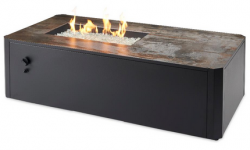 The Outdoor GreatRoom Debuts Kinney Rectangular Gas Fire Pit Table