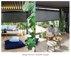 Serge Ferrari Debuts Shade Mesh Fabric for Outdoor Zip Blinds