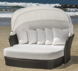 Tropitone Releases MIA Woven Lounger with Shade