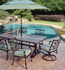 Veranda Classics Debuts Dynasty TerraFab Dining Table Top