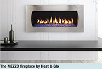 New Mezzo Fireplace Redefines Clean, Modern Design